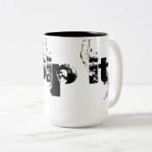 Versip het tweekleurige koffiemok (Voorkant rechts)