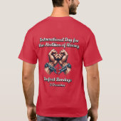Versla Bondage. Dag van de afschaffing van de slav T-shirt (Achterkant)