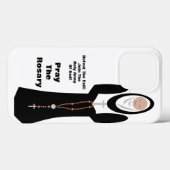 Versla de duivel...Bid de rozenkrans Case-Mate iPhone Case (Achterkant (horizontaal))