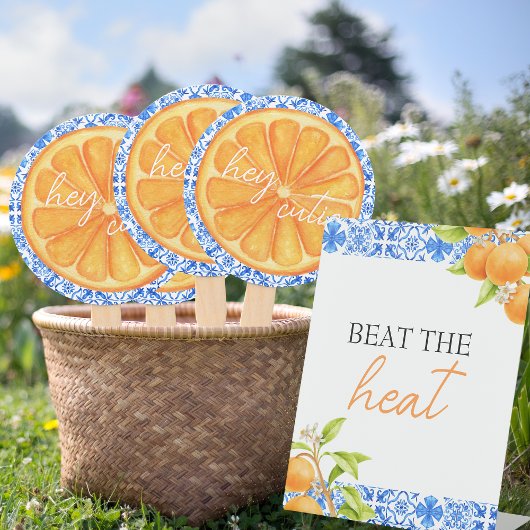 Versla de hitte | Little Cutie Baby shower Reclamebord Met Voetstuk