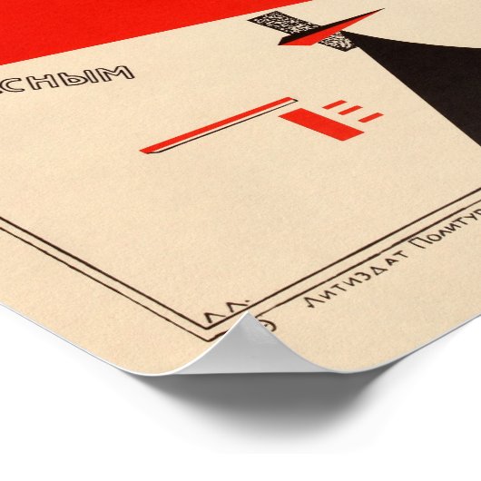 Versla de Wijzen met de Rode Wedge - Propaganda Poster (Hoek)