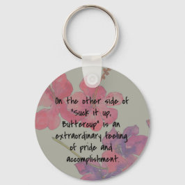 Versla het, Buttercup Cute Quote Sleutelhanger