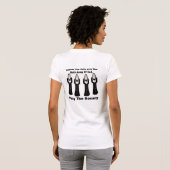 Versla het kwaad...bid de rosary! t-shirt (Achterkant volledig)