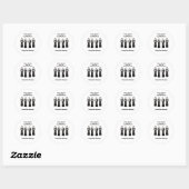 Versla het kwaad...Bid de rozenkrans Ronde Sticker (Vel)