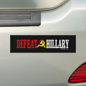 Versla Hillary - Anti-Hillary - wit -.png Bumpersticker (Op auto)