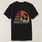  versla ik mensen met een peddel grappige lacrosse t-shirt (Design voorkant)