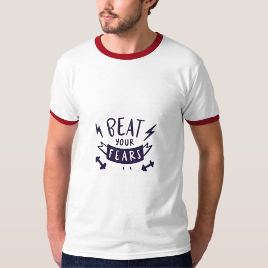 Versla je angsten t-shirt (Voorkant)