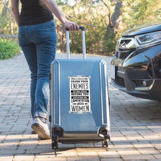 Versla je vijanden sticker (Koffer Insitu)