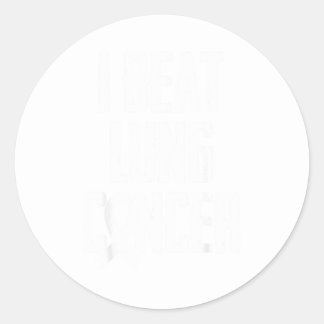Versla Longkanker Witte Lint Ronde Sticker