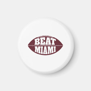 Versla Miami Vintage Aggie Football Gameday Zaterd Magneet
