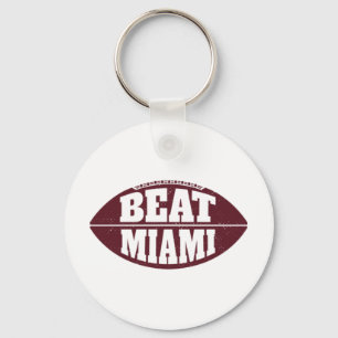 Versla Miami Vintage Aggie Football Gameday Zaterd Sleutelhanger