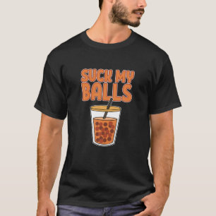 Versla mijn ballen Anime Pun Bubble Tea Manga Figu T-shirt
