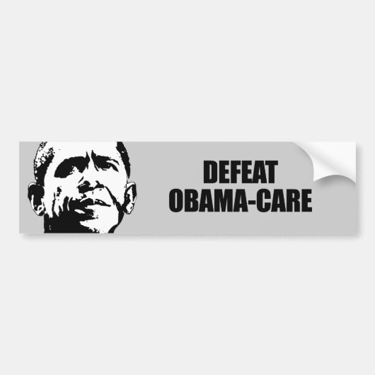 Versla Obama-care Bumpersticker (Voorkant)