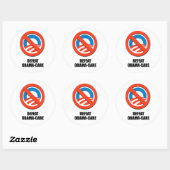 Versla Obama-zorg Ronde Sticker (Vel)