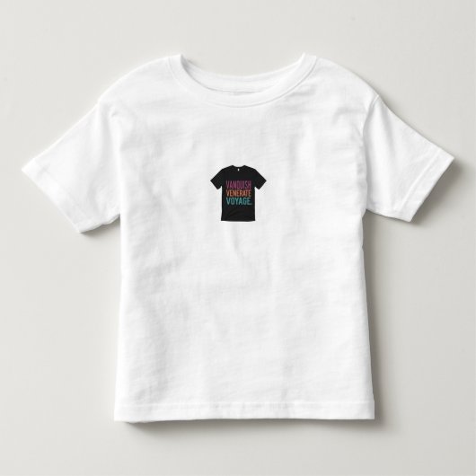 Versla, vereren, reis kinder shirts (Voorkant)