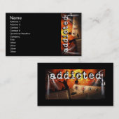 verslaafd_013 visitekaartje (Voorkant / Achterkant)