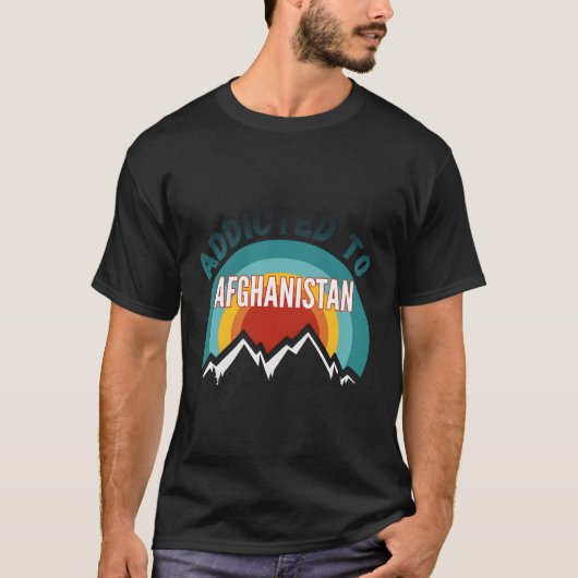 Verslaafd aan Afghanistan T-shirt (Voorkant)