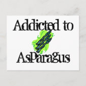 Verslaafd aan Asparagus Briefkaart (Voorkant)
