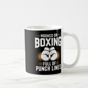 Verslaafd aan boksen vol met punchlijnen Boxer Spo Koffiemok