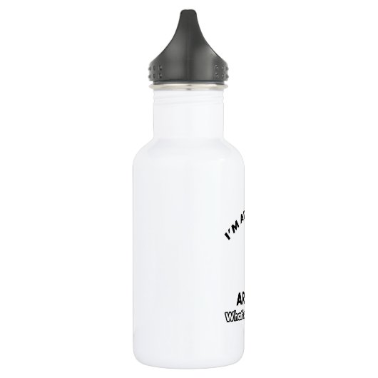 verslaafd aan boogschieten waterfles  (Links)