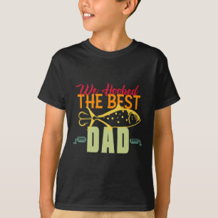 Verslaafd aan de beste pap Vist lokaas vader da T-shirt
