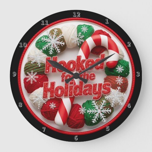 Verslaafd aan de Feestdagen Grote Klok (Voorkant)
