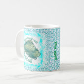 Verslaafd aan de Vissen mok (Voorkant links)