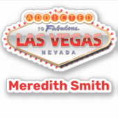 Verslaafd aan Fabulous Las Vegas, NV Sticker (Voorkant)