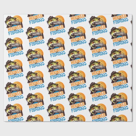 "Verslaafd aan Gevist" Cadeaupapier (Vlak)