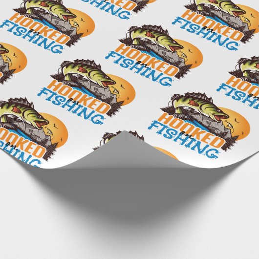 "Verslaafd aan Gevist" Cadeaupapier (Hoek)