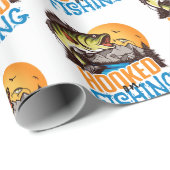 "Verslaafd aan Gevist" Cadeaupapier (Rol Hoek)