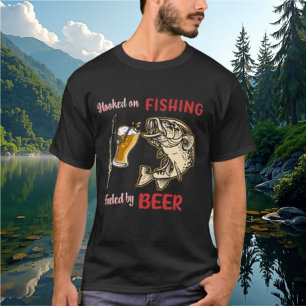 Verslaafd aan Gevist, gevoed door bier Tshirt