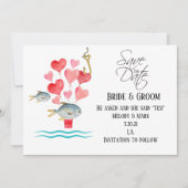 Verslaafd aan Geviste bruiloft Kaart (Voorkant)