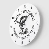 Verslaafd aan Geviste gepersonaliseerde visser Grote Klok (Hoek)