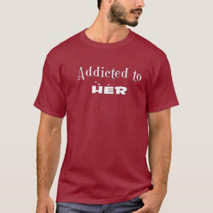 Verslaafd aan haar T-shirt