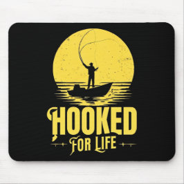 Verslaafd aan het leven. muismat