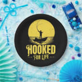 Verslaafd aan het leven. papieren bordje (Feest)