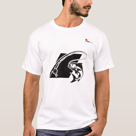 Verslaafd aan het leven t-shirt (Voorkant)