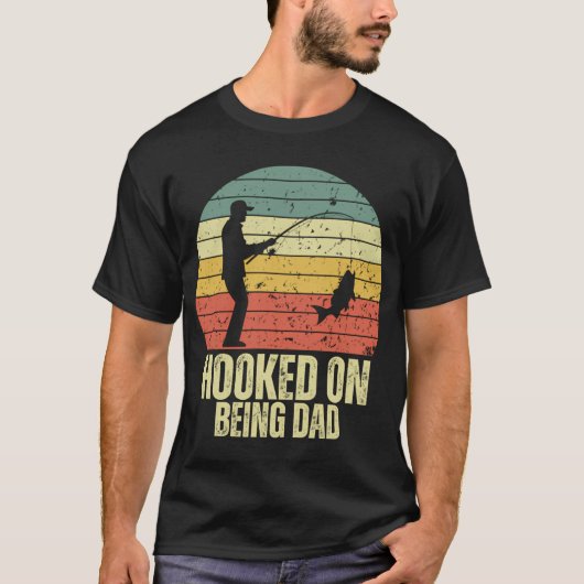 Verslaafd aan het vaderschap t-shirt (Voorkant)