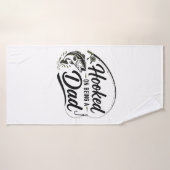 Verslaafd aan het vadersleven badhanddoek (Badhanddoek)