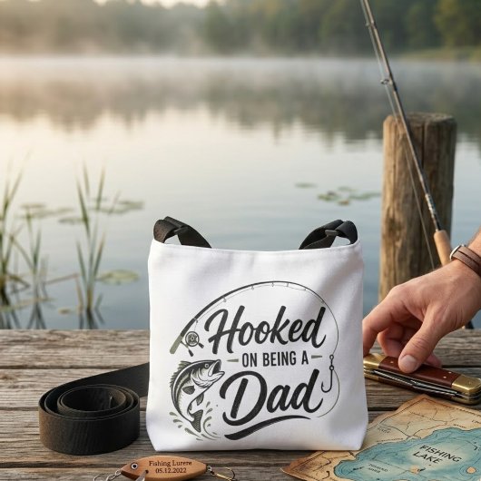 Verslaafd aan het vadersleven crossbody tas
