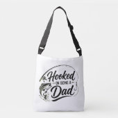 Verslaafd aan het vadersleven crossbody tas (Voorkant)