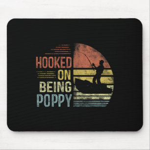 Verslaafd aan het zijn Poppy Vist geschenken Poppy Muismat