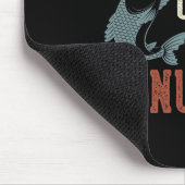 Verslaafd aan het zijn van bonusvader Vaderdag Vis Muismat (Hoek)