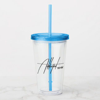 Verslaafd Aan Jou Edgy Romantische Esthetiek Acryl Drinkbeker