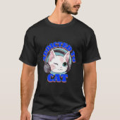 Verslaafd aan kat t-shirt (Voorkant)