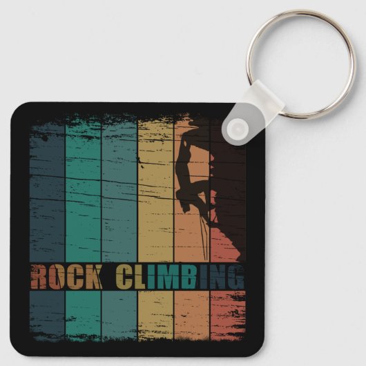 verslaafd aan klimmers sleutelhanger (Achterkant)
