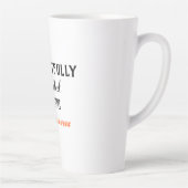 Verslaafd aan koffie Halloween Latte Mok (Rechts)