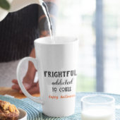 Verslaafd aan koffie Halloween Latte Mok