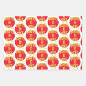 Verslaafd aan meer herstel slogan inpakpapier vel (Voorkant)